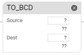 Convert to BCD (TO_BCD)