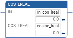 COS_LREAL 梯形图示例