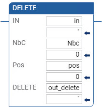DELETE 梯形图示例