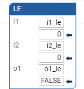 LE 梯形图程序示例