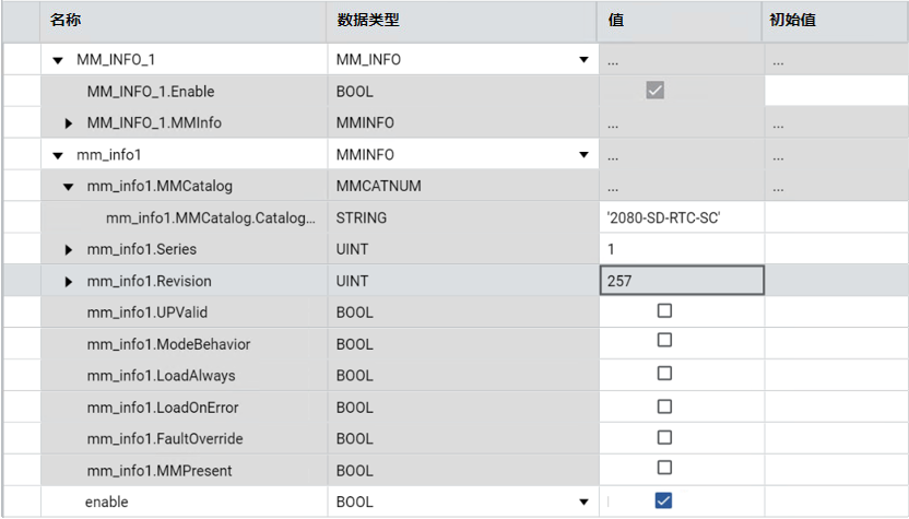 结果 - 使用 SD 卡的控制器