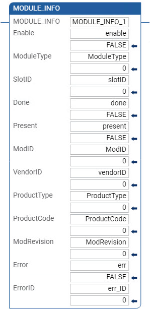 MODULE_INFO 梯形图示例