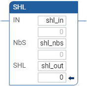 SHL 梯形图示例