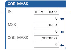 XOR_MASK 梯形图示例