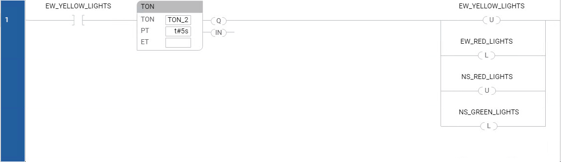 交通灯 - 第二个梯级