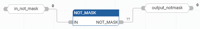 NOT_MASK 功能块图示例