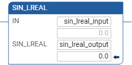 SIN_LREAL 梯形图示例