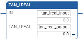 TAN_LREAL 梯形图示例