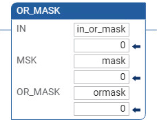 OR_MASK 梯形图示例
