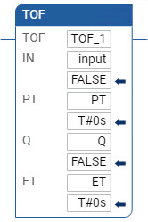 TOF 梯形图示例