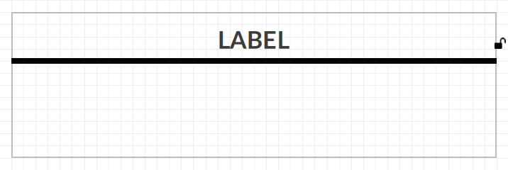 用于创建自定义分隔符的直线和标签对象。