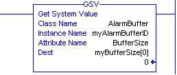 GSV instruction RLL retrieving the AlarmBuffer