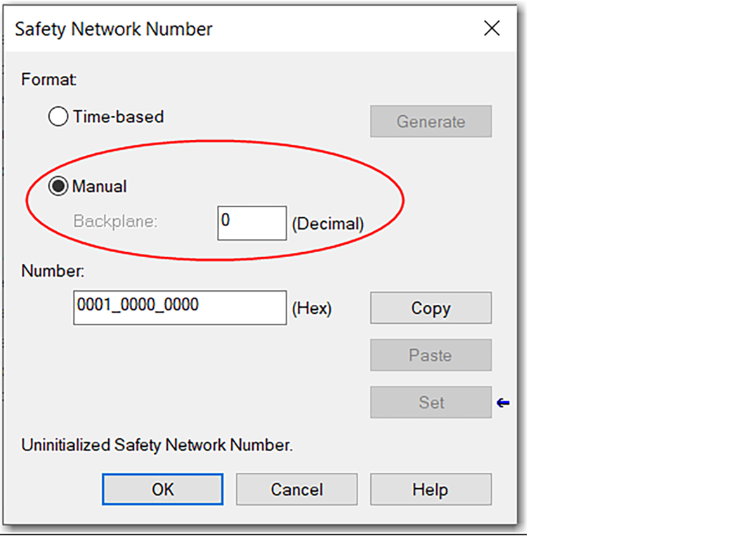 下图显示了如何将 SNN 配置为手动格式的操作位置。