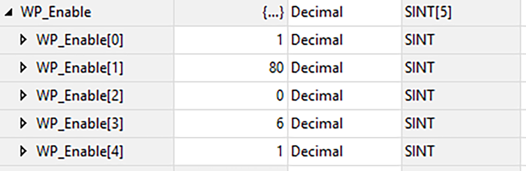 下图显示了如何配置 MSG 上的标签以启用 Logix Designer 中的控制器网页。