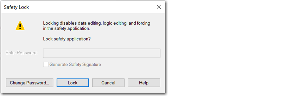 安全锁定对话框