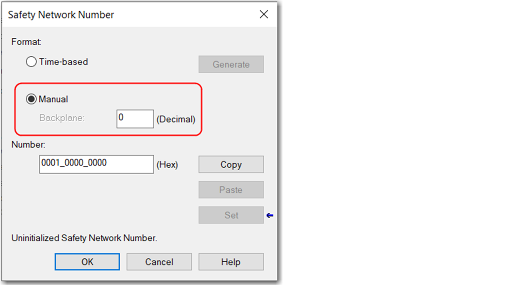 手动分配的 SNN 格式