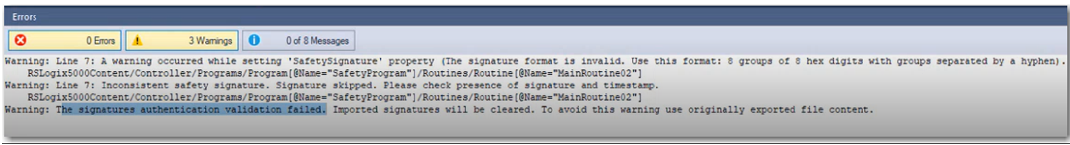 签名验证失败&mdash;&mdash;警告