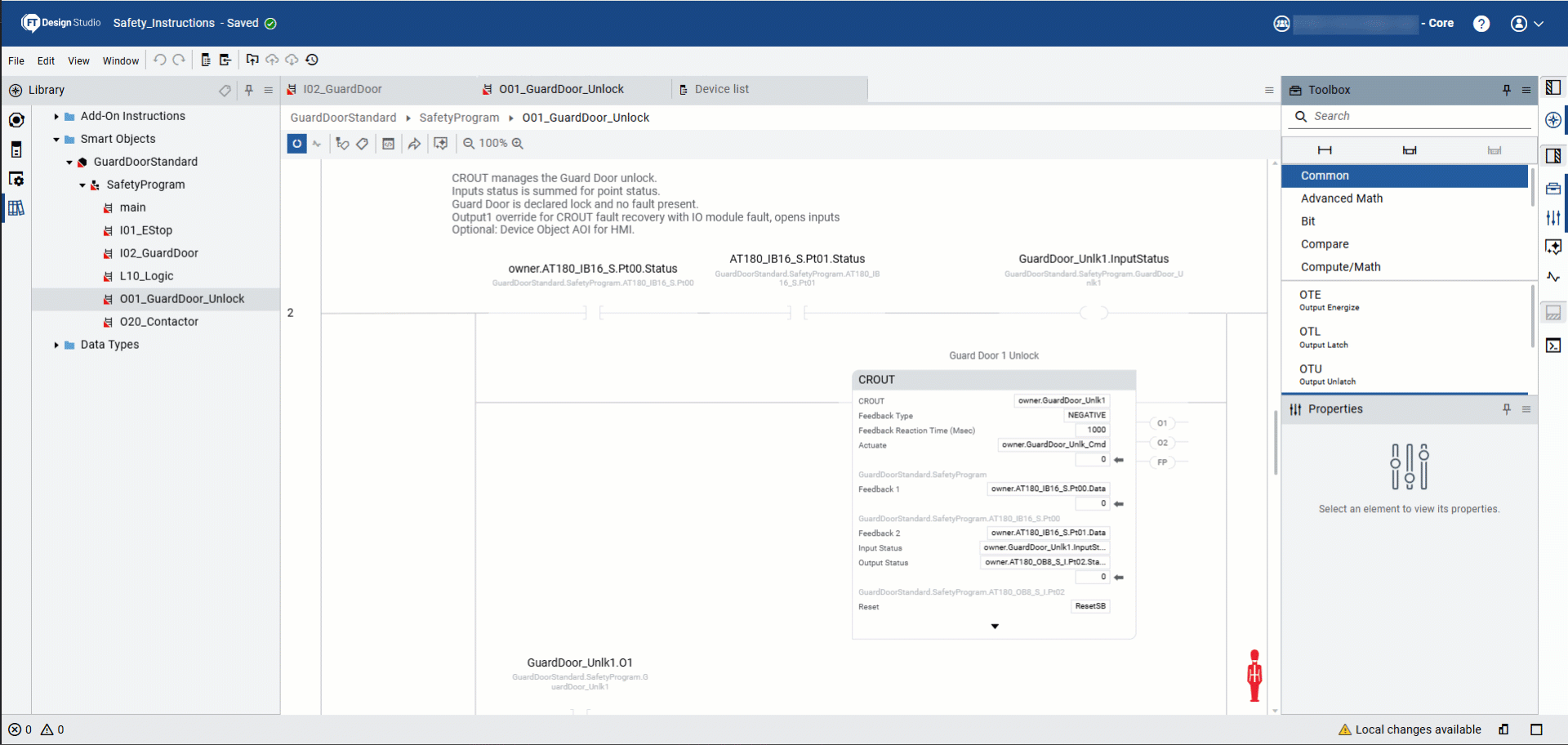 FactoryTalk Design Studio 2.04 版安全指令 gif