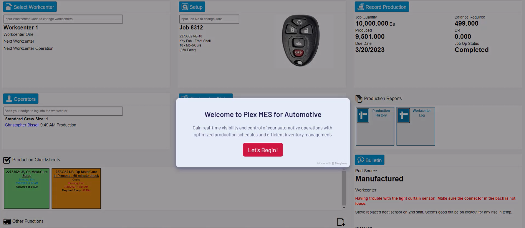 Plex MES for Automotive Demo Video