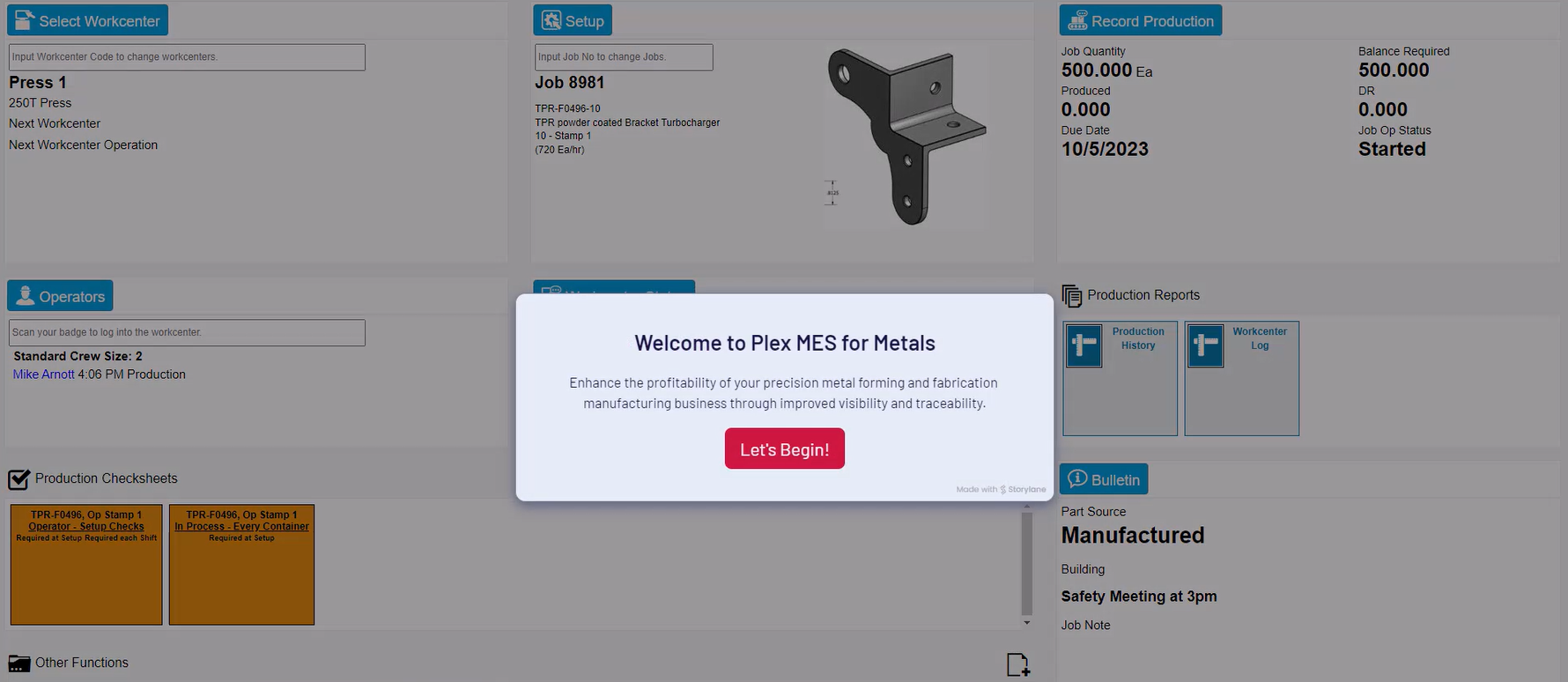 Plex MES for Metals Demo Video